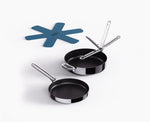 [hidden] Space Steel Folding Handle Non-Stick 2-piece Frying Pan Set