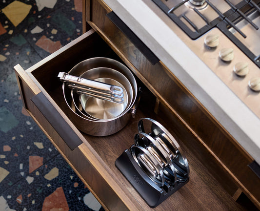 [hidden] [lifestyle] Space Steel Folding Handle 5-Piece Cookware Set