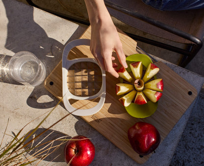 [half-width] Nest™ Press 2-in-1 Fruit & Vegetable Cutter