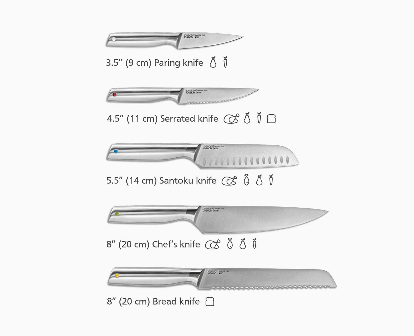 [half-width] 2-piece Bamboo Chopping Board & Knives Set - Image 8