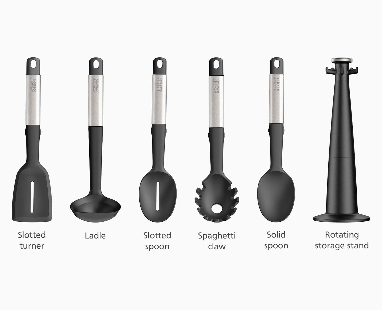 [half-width] Elevate™ Silicone 5-piece Utensils Carousel Set - 10567 - Image 8
