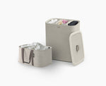 [hidden] 2-piece Ecru Tota Trio 90L & Hold-All Laundry Basket Set