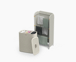 [hidden] 2-piece Laundry Basket & Airer Set