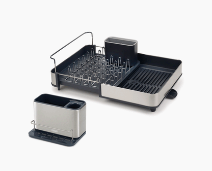 2-piece Stainless-Steel Drainer & Sink Organization Set