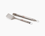 [hidden] GrillOut 2-Piece Stainless-Steel BBQ Turner & Tongs Set