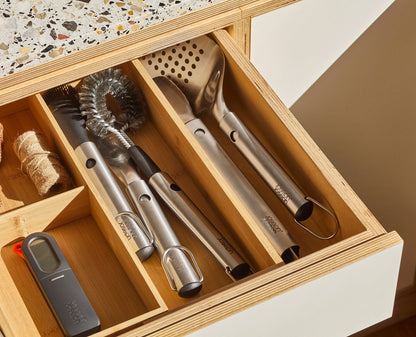 [half-width] 6-piece GrillOut™ BBQ Utensil Set with Extending Handles