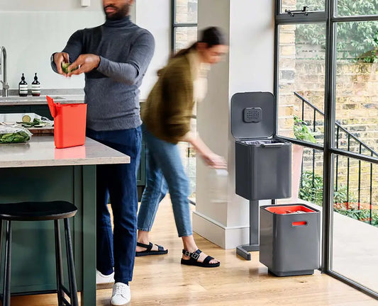 [hidden] [lifestyle] Totem Compact 40L Waste & Recycling Bin - 30065 - Image 2