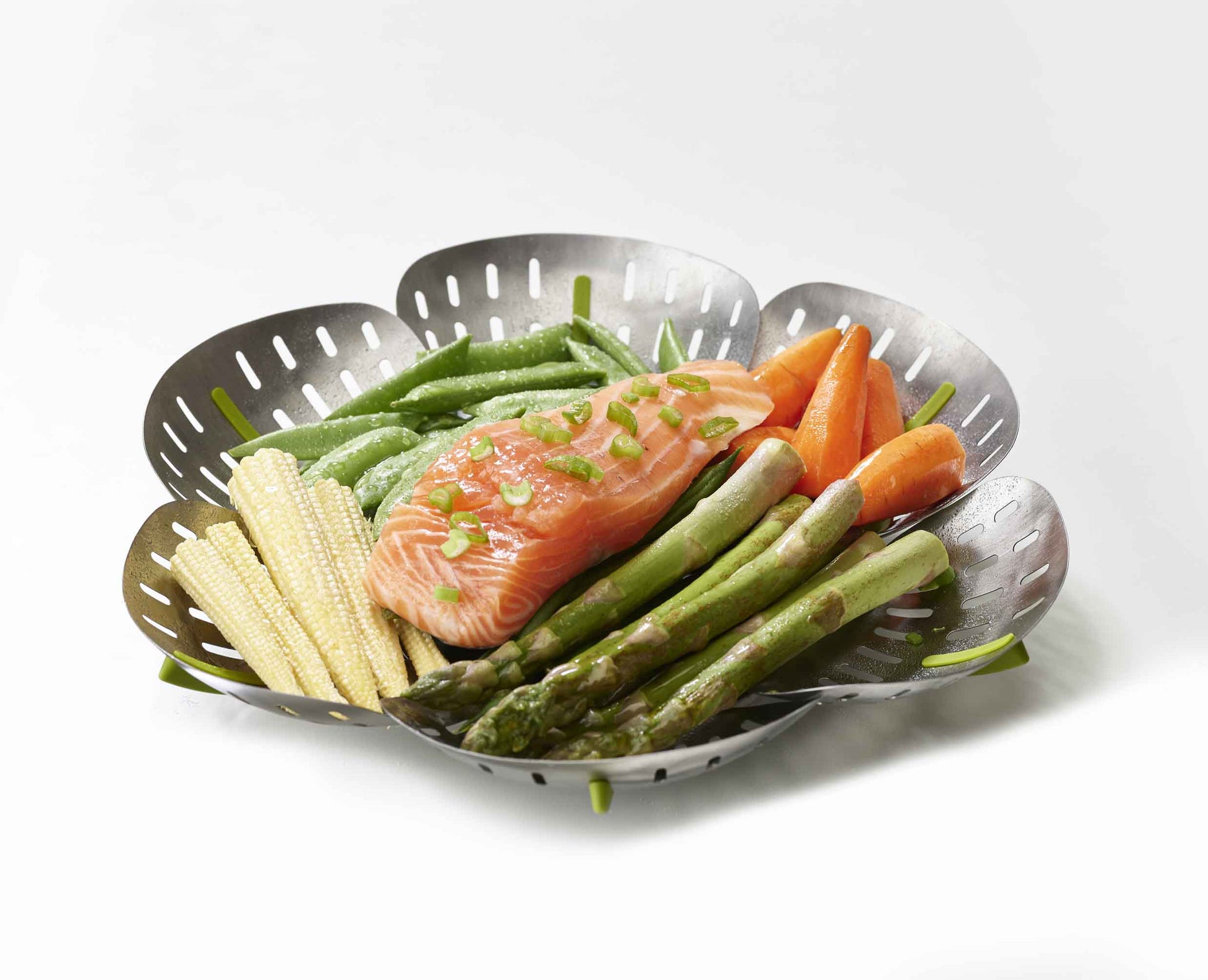 [half-width] Bloom Steel Folding Steamer Basket - 45033 - Image 6