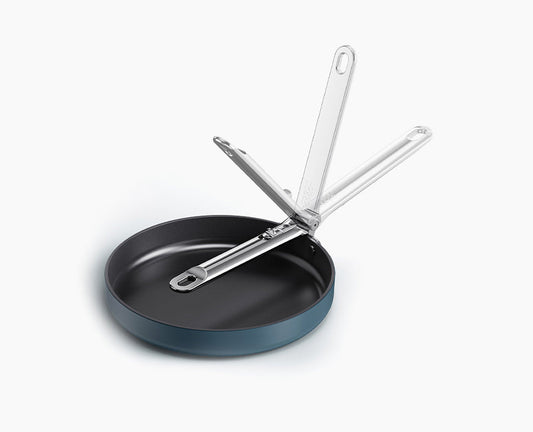 [hidden] Space™ 24cm Non-stick Blue Frying Pan - 45041 - Image 1