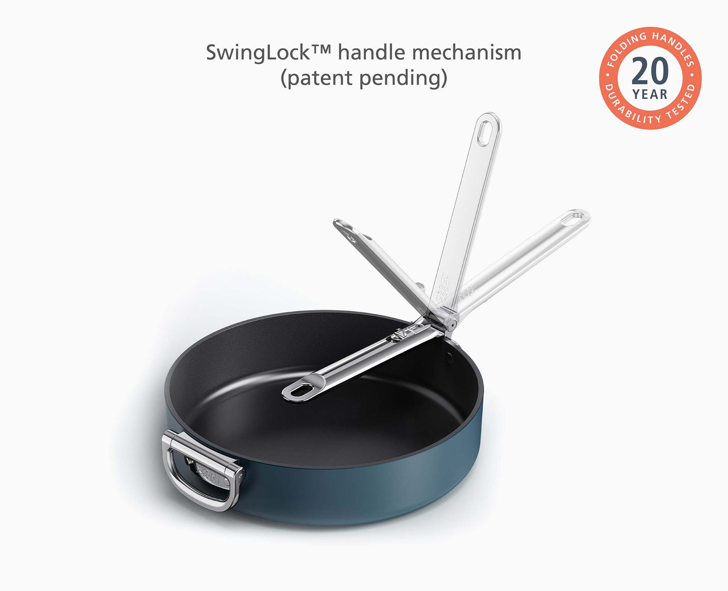 [half-width] Space™ 28cm Non-stick Blue Frying Pan - 45042 - Image 6