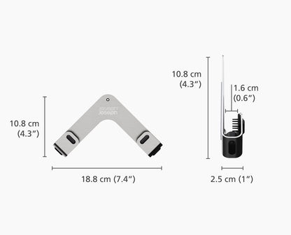 [half-width] Space™ Pack of 2 Stainless-steel Pan Lid Holders - 45059 - Image 6