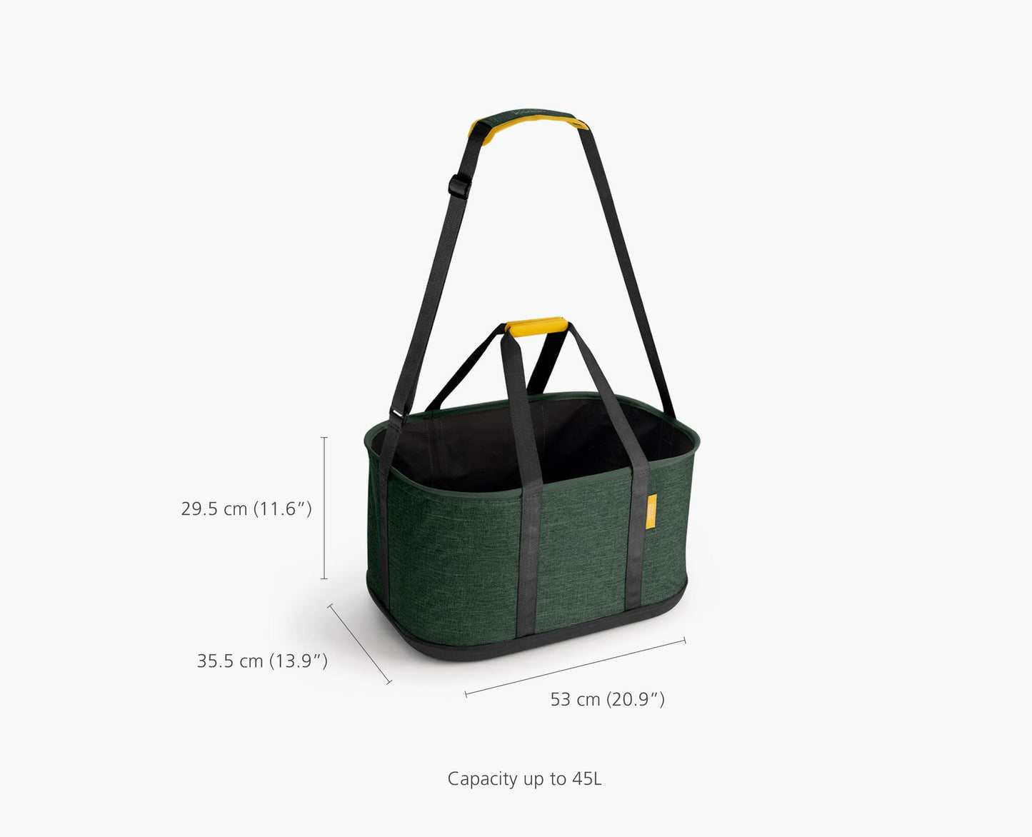 [half-width] 2-piece Hold-All 45L Outdoor Laundry Basket & Peg Set