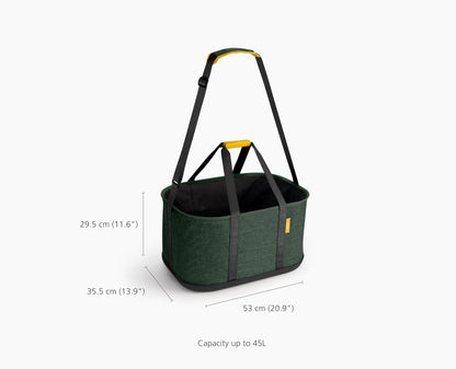 [half-width] 2-piece Hold-All 45L Outdoor Laundry Basket & Peg Set