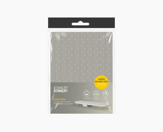 [hidden] Pocket Max 110cm Grey Ironing Board Cover