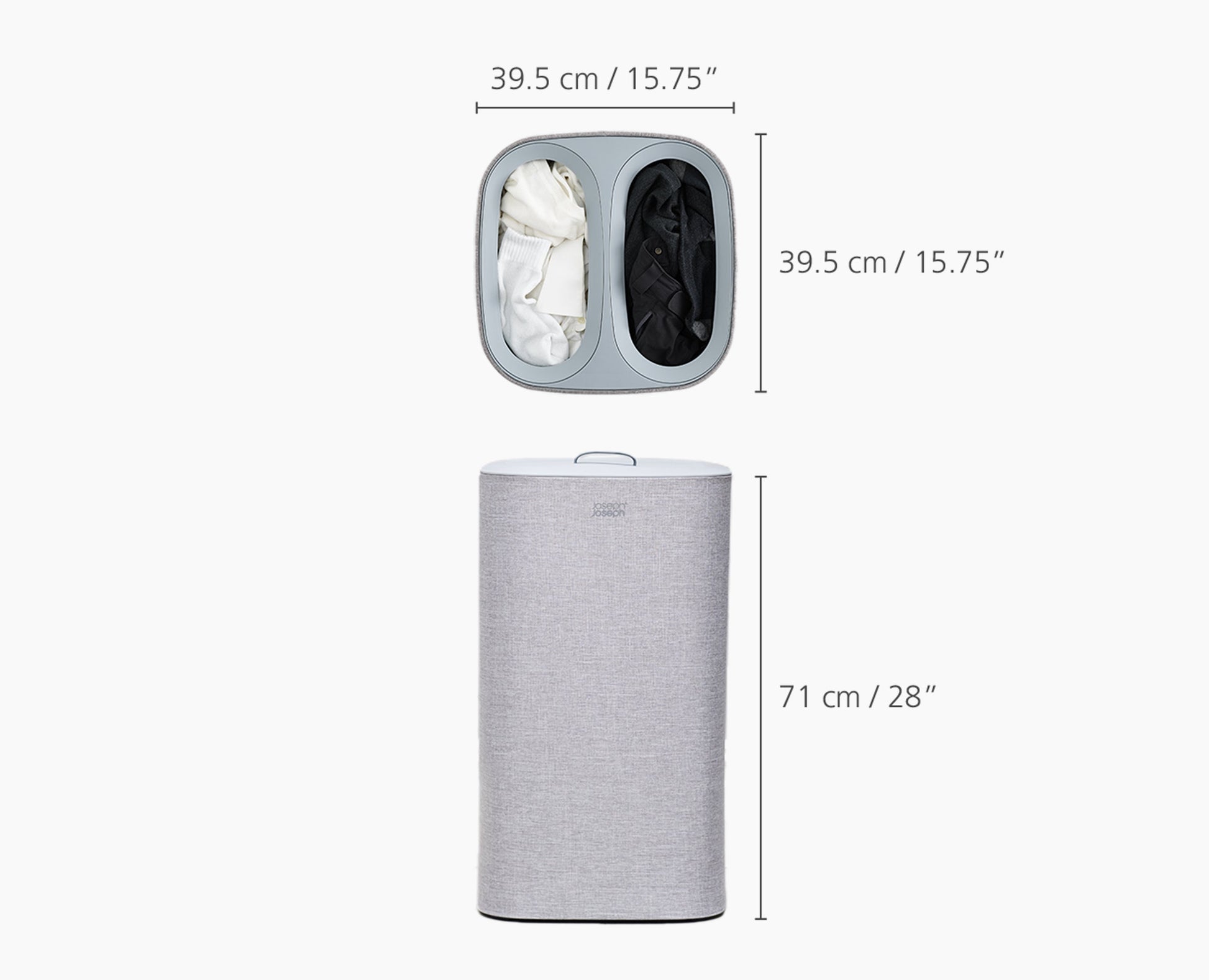 [half-width] 2-piece Laundry Basket Set - 50033 - Image 8