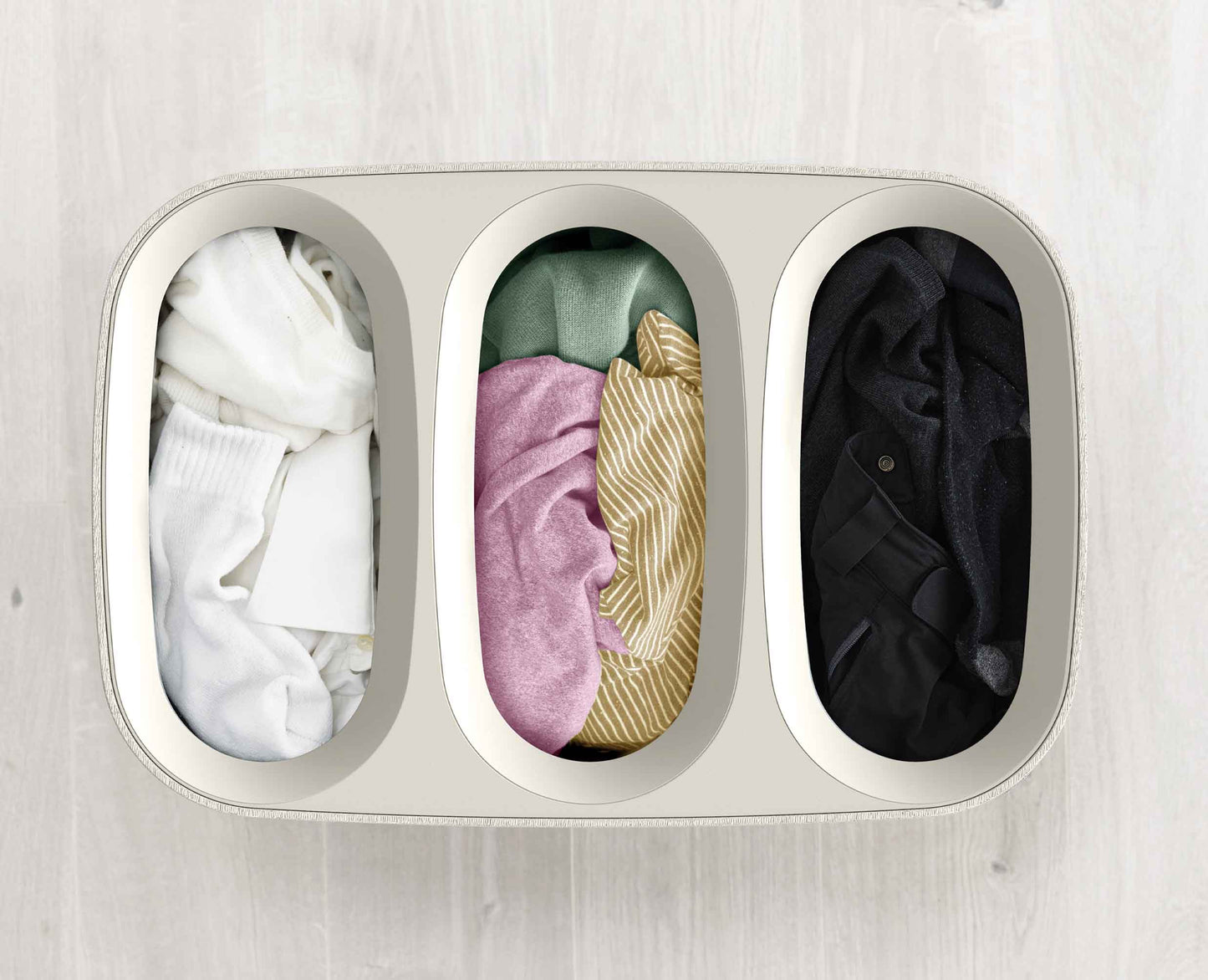 [half-width] Tota Trio 90L Laundry Separation Basket - 50021 - Image 5