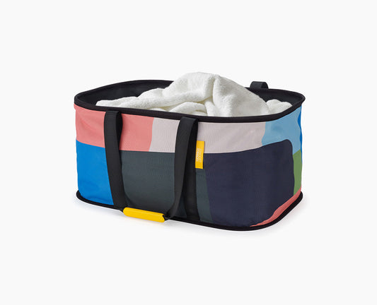 [hidden] Hold-All™ Collapsible 35L Laundry Basket - Jonathan Lawes Print - 50047 - Image 1