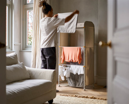 [hidden] [lifestyle] 2-piece Clothes Airer Set