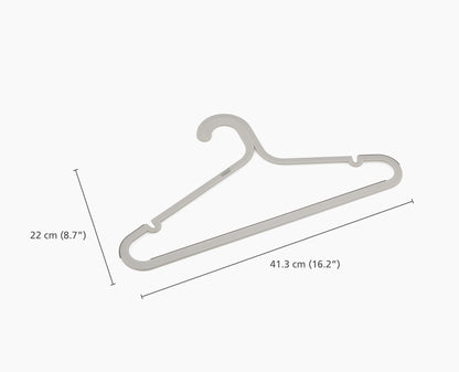 [half-width] Orderly™ Set of 5 Anti-tangle Clothes Hangers - 55003 - DIMS