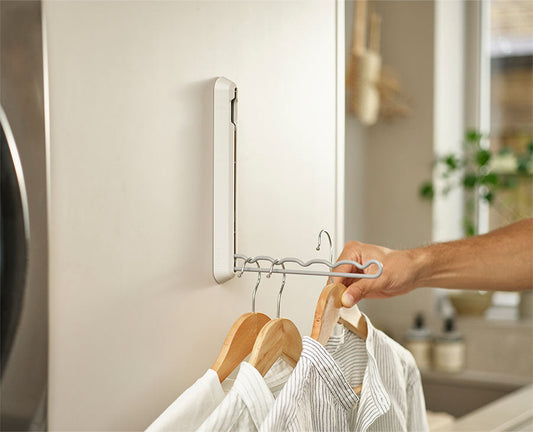 [hidden] [lifestyle] Orderly™ Retractable Hanging Rail - 55004 - Image 2