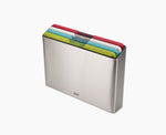 [hidden] Folio™ Icon Steel 4-piece Chopping Board Set - 60226 - Image 1