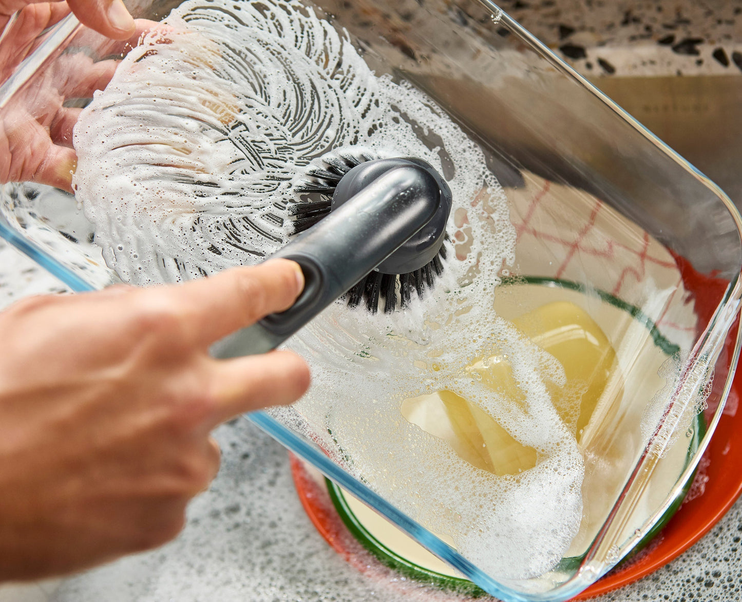 [half-width] SinkTech™ Soap Dispensing Washing-Up Brush with Replacement Head & Extra Heads