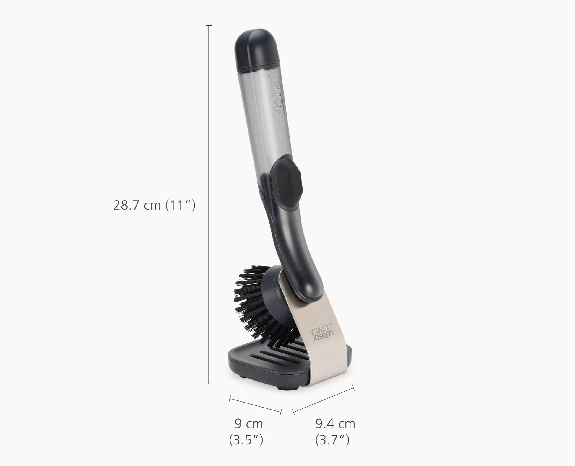 [half-width] SinkTech Soap Dispensing Washing-Up Brush with Steel Stand
