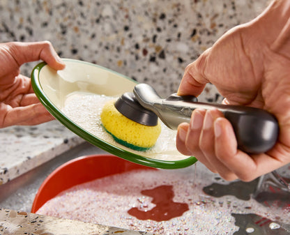 [hidden] [lifestyle] SinkTech™ Soap Dispensing Washing-Up Brush with Replacement Head & Extra Heads