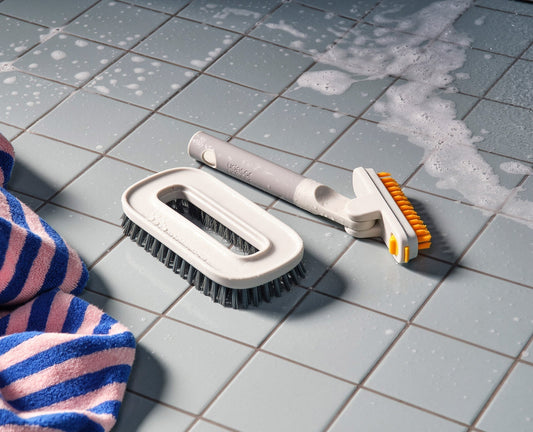 [hidden] [lifestyle] CleanTech 2-in-1 Tile Scrubber Tool