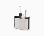 [hidden] EasyStore™ Luxe Large Stainless-steel Toothbrush Caddy - 70581 - Image 1