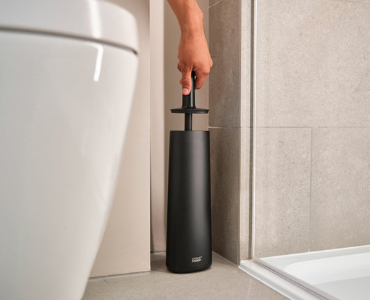 [hidden] [lifestyle] Matt Black Bathroom Set