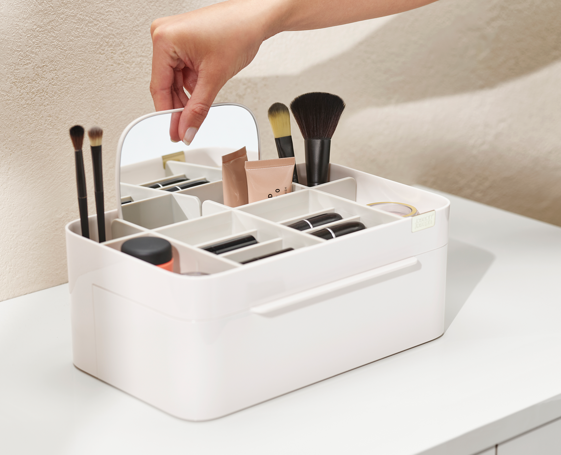 [half-width] Viva Large Cosmetic Organiser with Removable Mirror - 75005 - Image 4