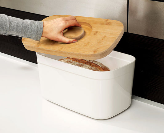 [hidden] [lifestyle] Bread Bin with Bamboo Lid - 81097 - Image 2