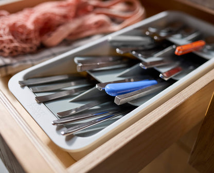 [half-width] DrawerStore™ Large Tiered Cutlery Organiser