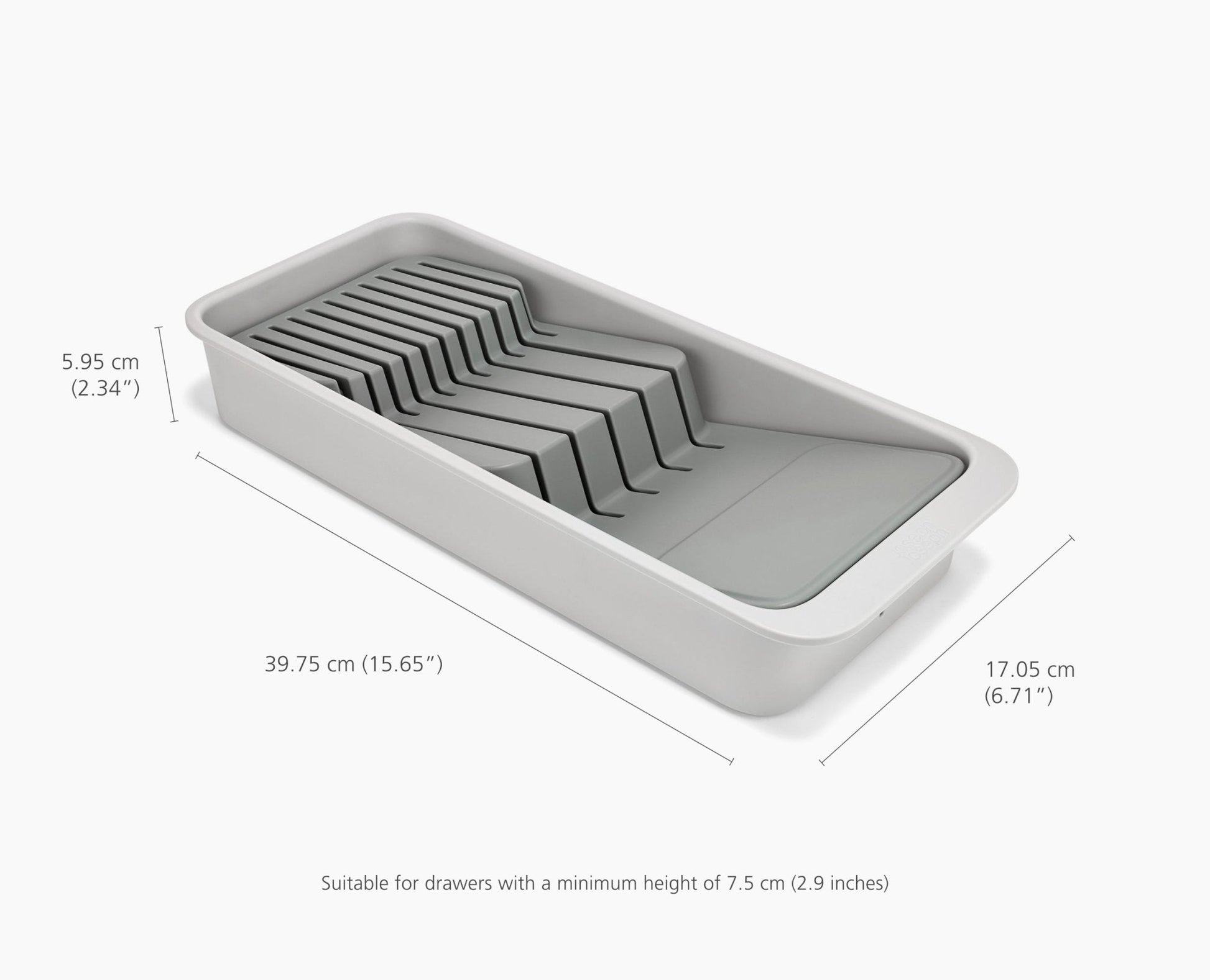 [half-width] DrawerStore™ 2-Tier Compact Knife Organiser