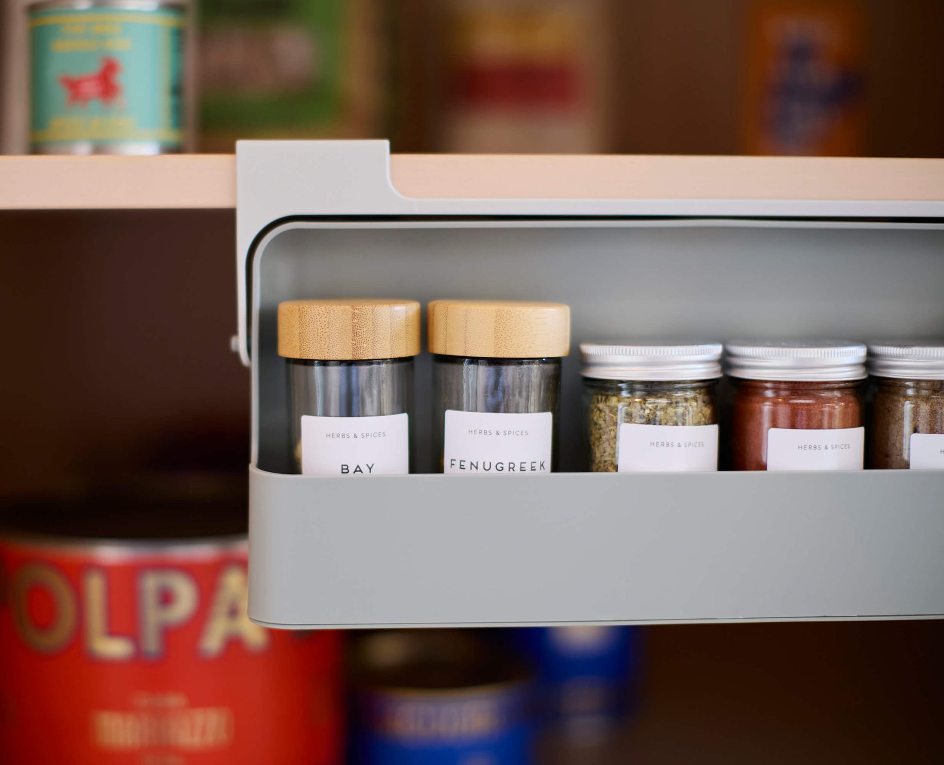 [half-width] CupboardStore™ Under-Shelf Spice Rack