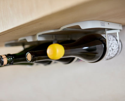[half-width] Cradle™ Under-Shelf Folding Wine Bottle Rack