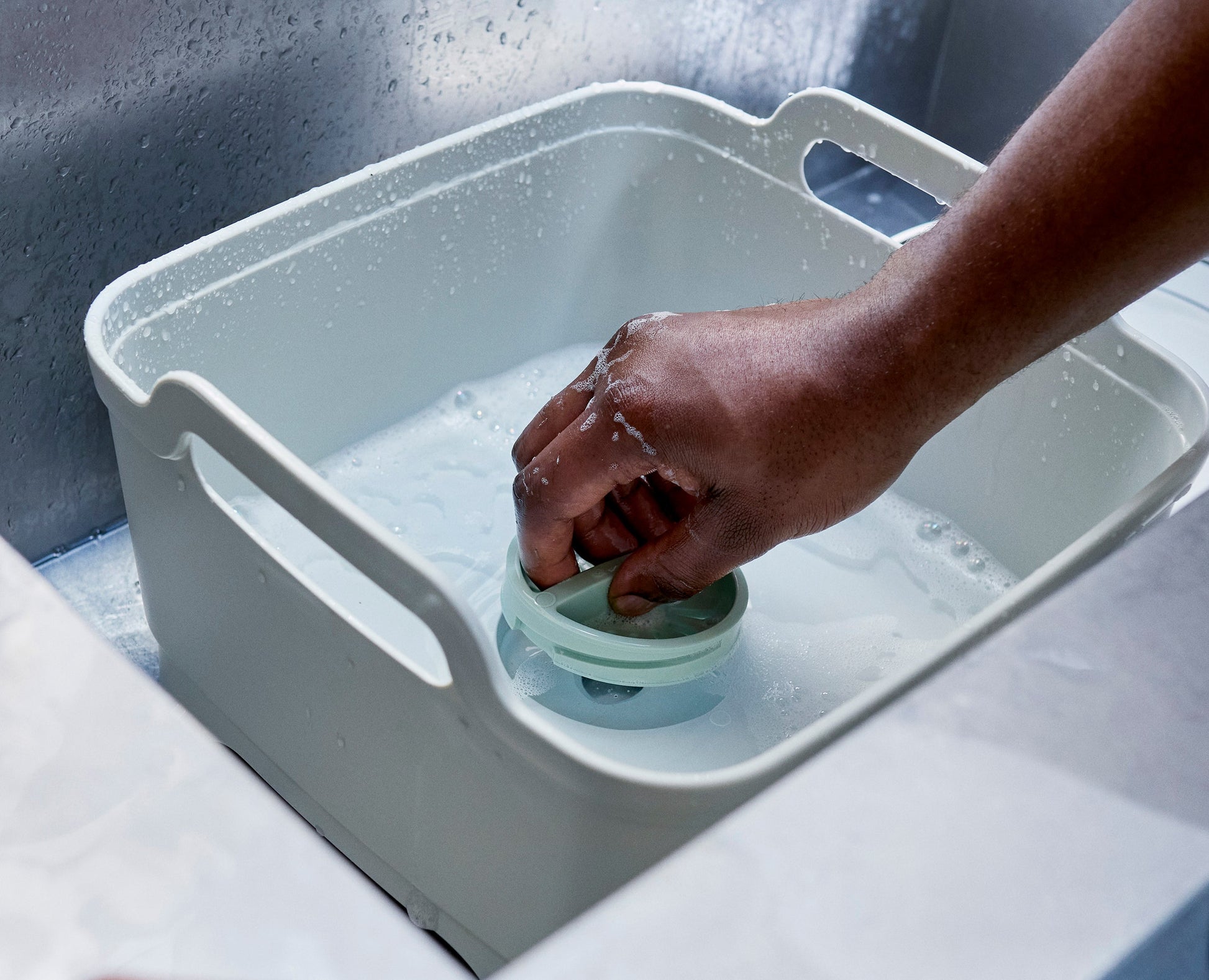 Wash&Drain™ Grey Washing-up Bowl