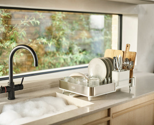 [hidden] [lifestyle] 2-piece Stone Drainer & Sink Organisation Set