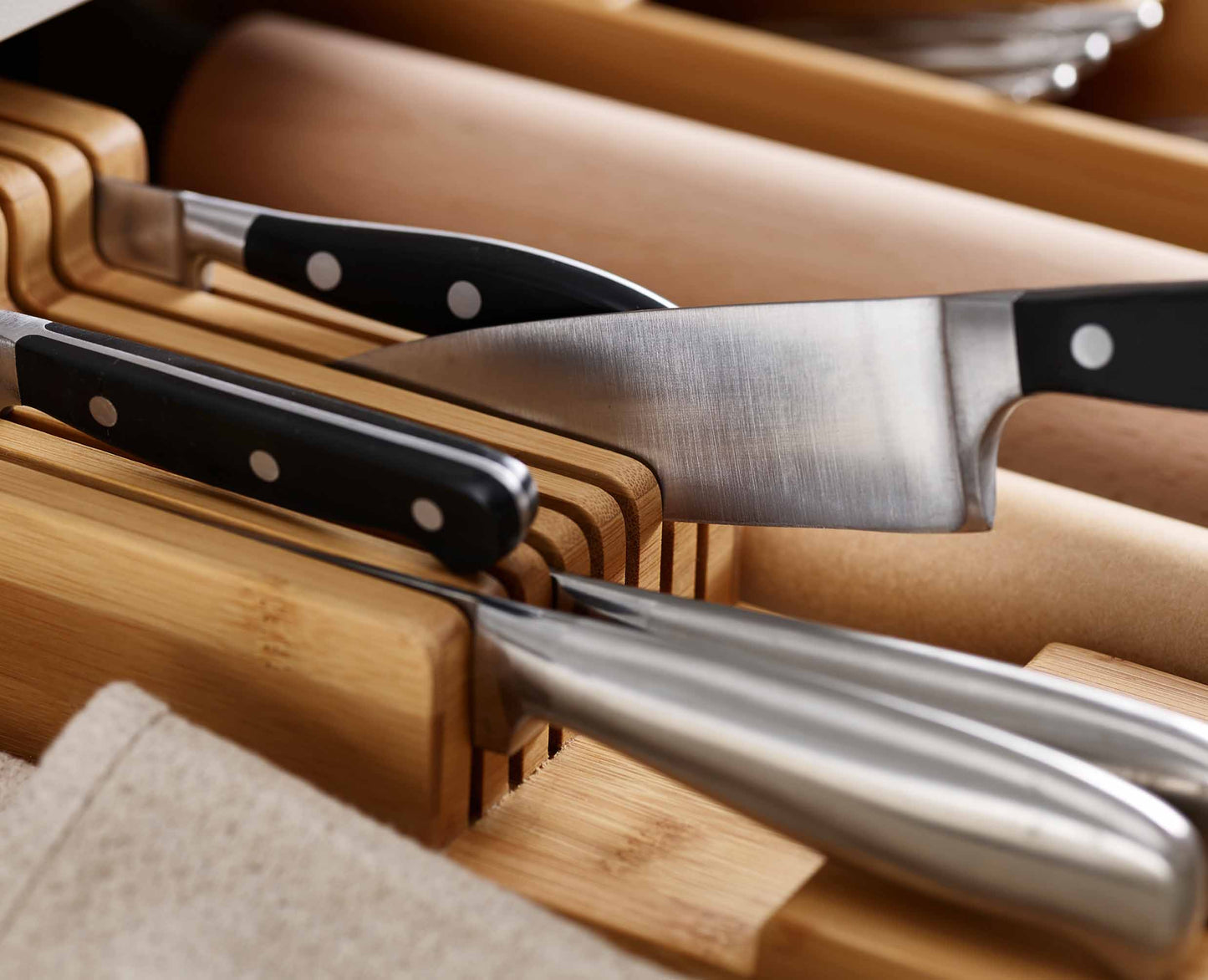 [half-width] DrawerStore™ Bamboo Compact Knife Organiser - 85169 - Image 5