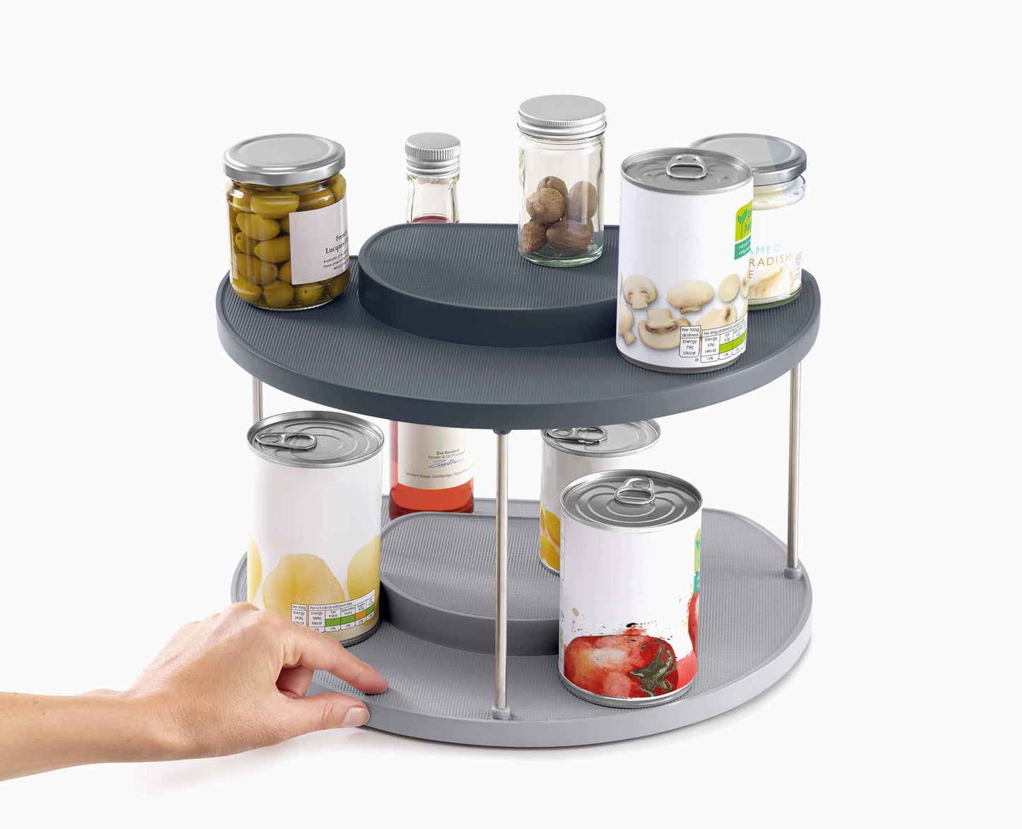 [half-width] CupboardStore™ 2-tier Rotating Organiser - 85196 - Image 5