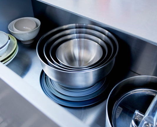 [hidden] [hidden] Nest™ Prep&Store Steel Bowl Set - 95025 - Image 1