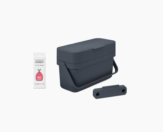 [hidden] Compo™ 4L Grey Food Waste Caddy Starter Set