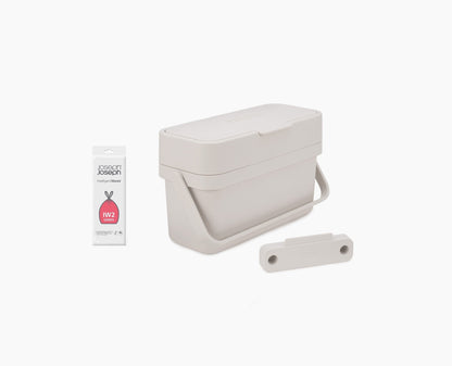 [hidden] Compo™ 4L Stone Food Waste Caddy Starter Set