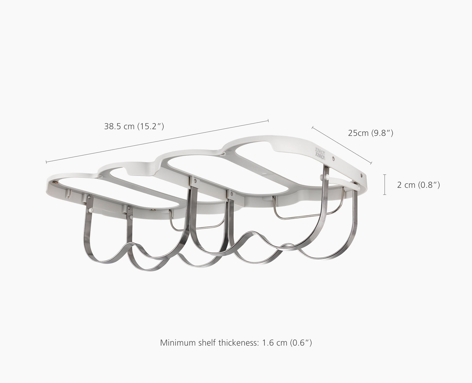 [half-width] Cradle™ Under-Shelf Folding Wine Bottle Rack