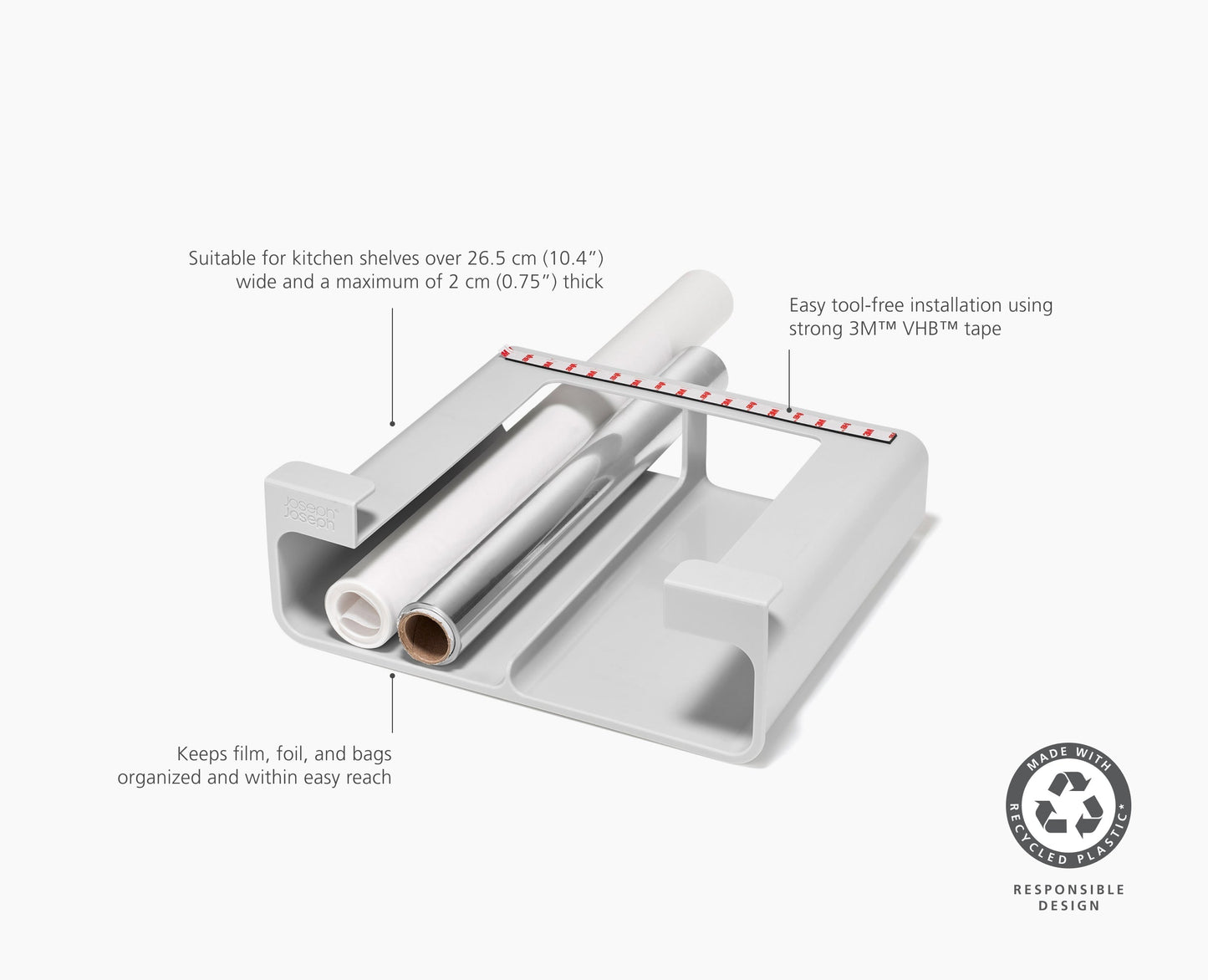 [half-width] CupboardStore™ Film, Foil & Bag Organiser
