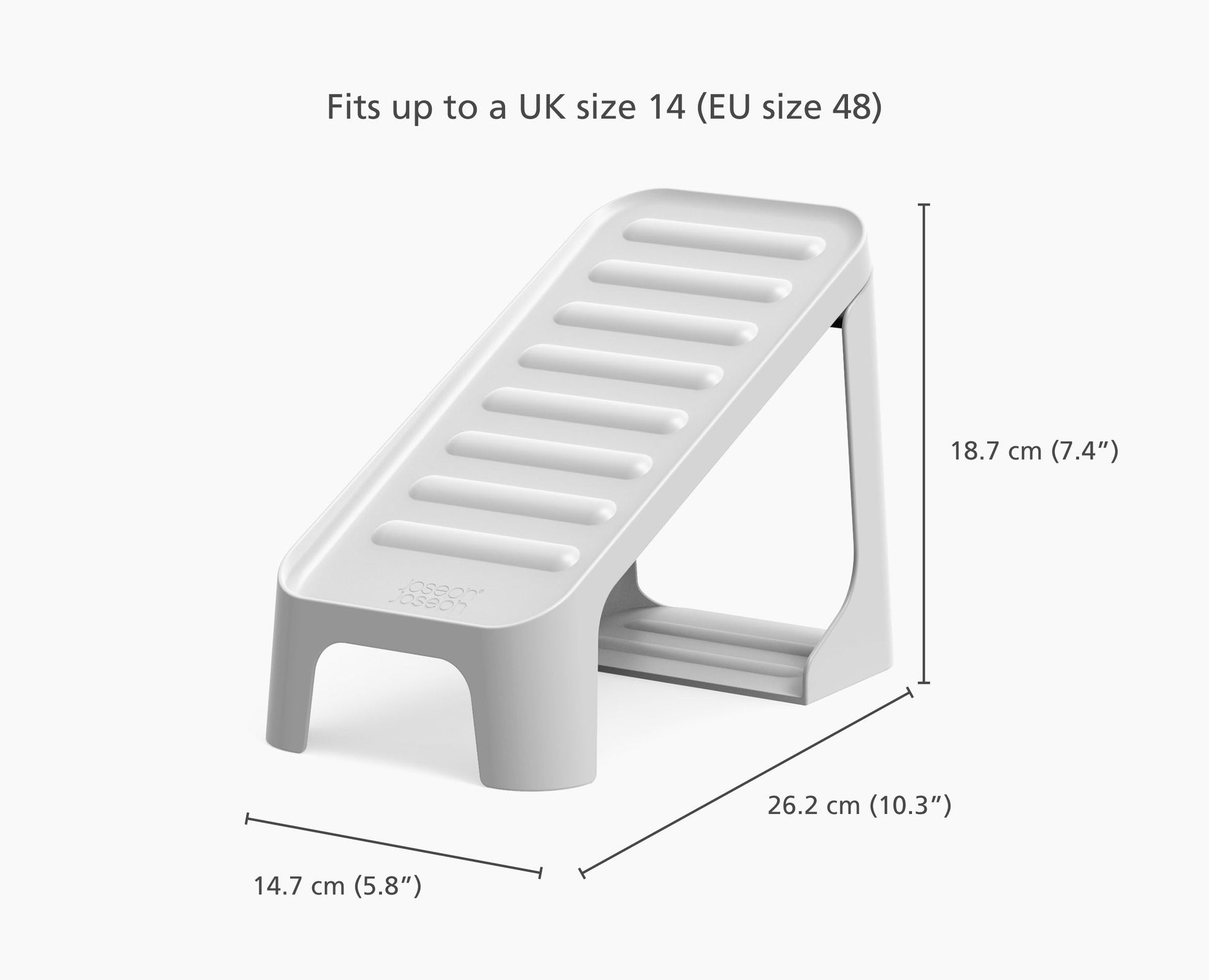[half-width] Shoe-in™ Compact 6-piece Ecru Shoe Caddy - 55016 - Image 5