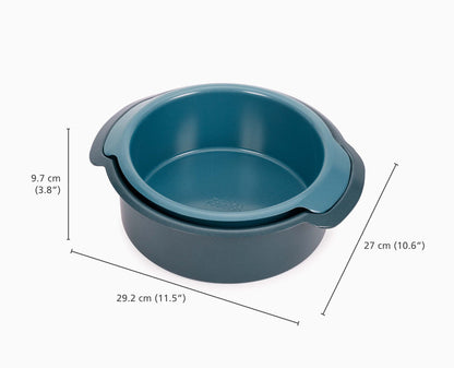 [half-width] Nest™ Bake Non-Stick 2-piece Blue Round Cake Tin Set - 45068 - Image 5