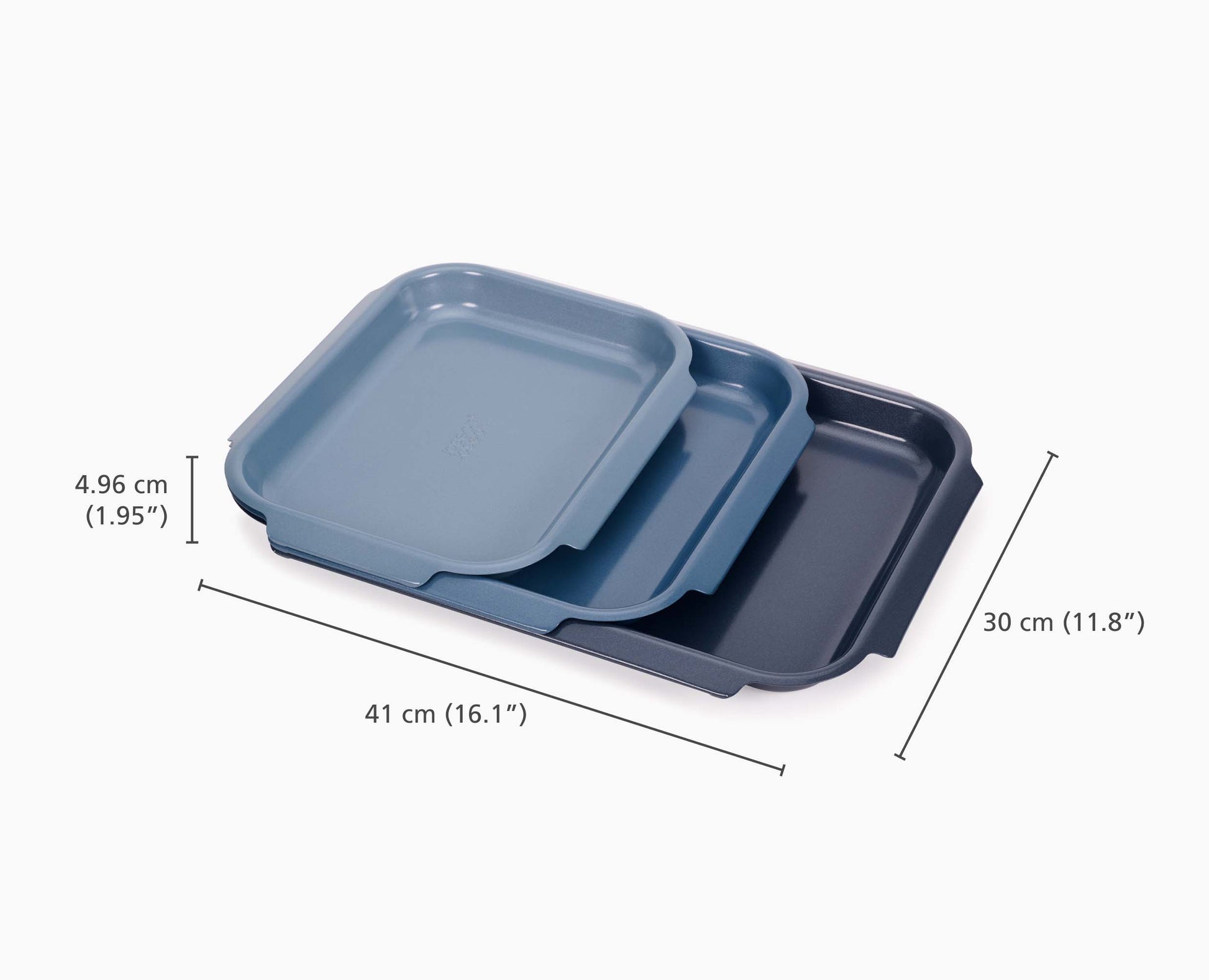 [half-width] Nest™ Bake Non-Stick 3-piece Blue Baking Tray Set - 45064 - Image 5