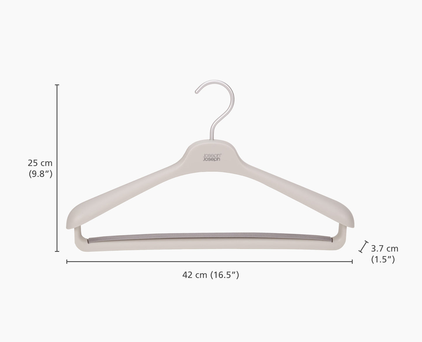 [half-width] Orderly™ Set of 2 Ecru Suit & Coat Hangers - 55017 - Image 5